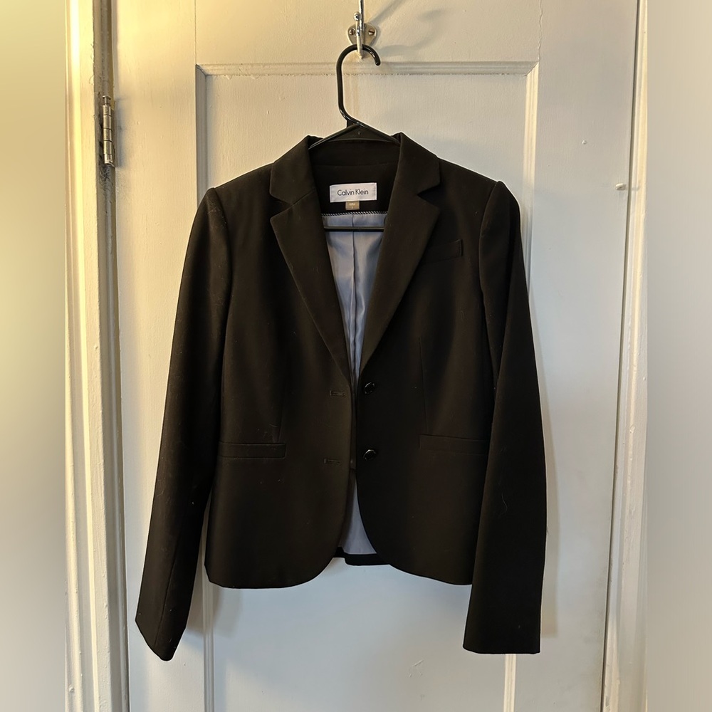 Black Calvin Klein Blazer